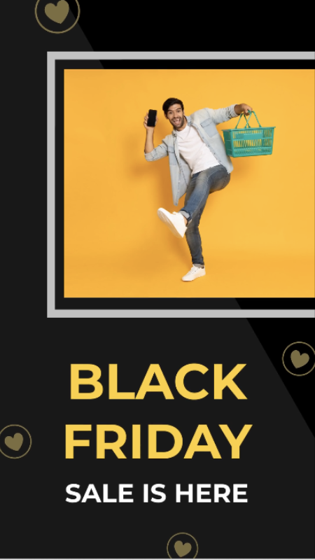 Steal deals for Black Friday Template