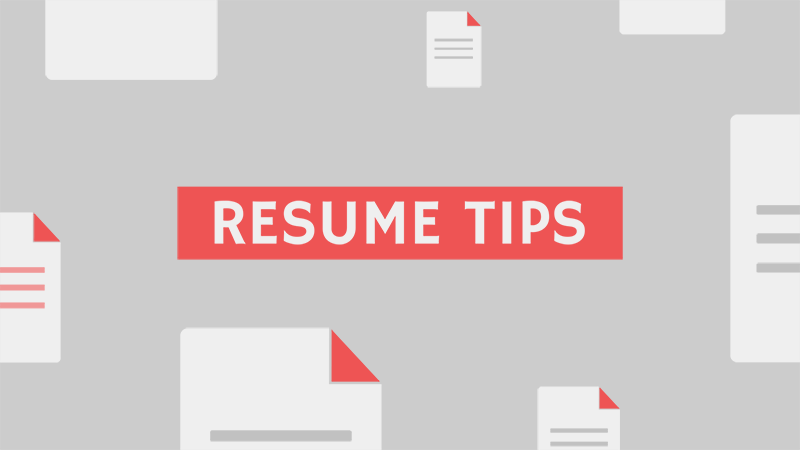 Resume tips