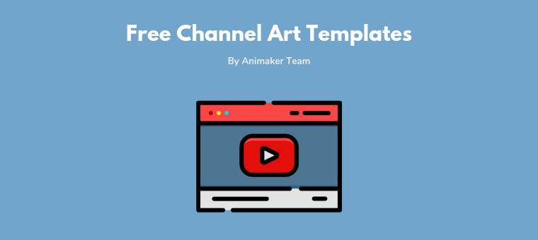 Download 30 Free Youtube Channel Art Templates Customize And Download Animaker PSD Mockup Templates