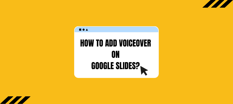 how to add voiceover on google slides
