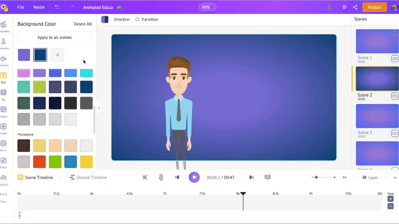 Free GIF maker with Face Animator and 3D animation maker