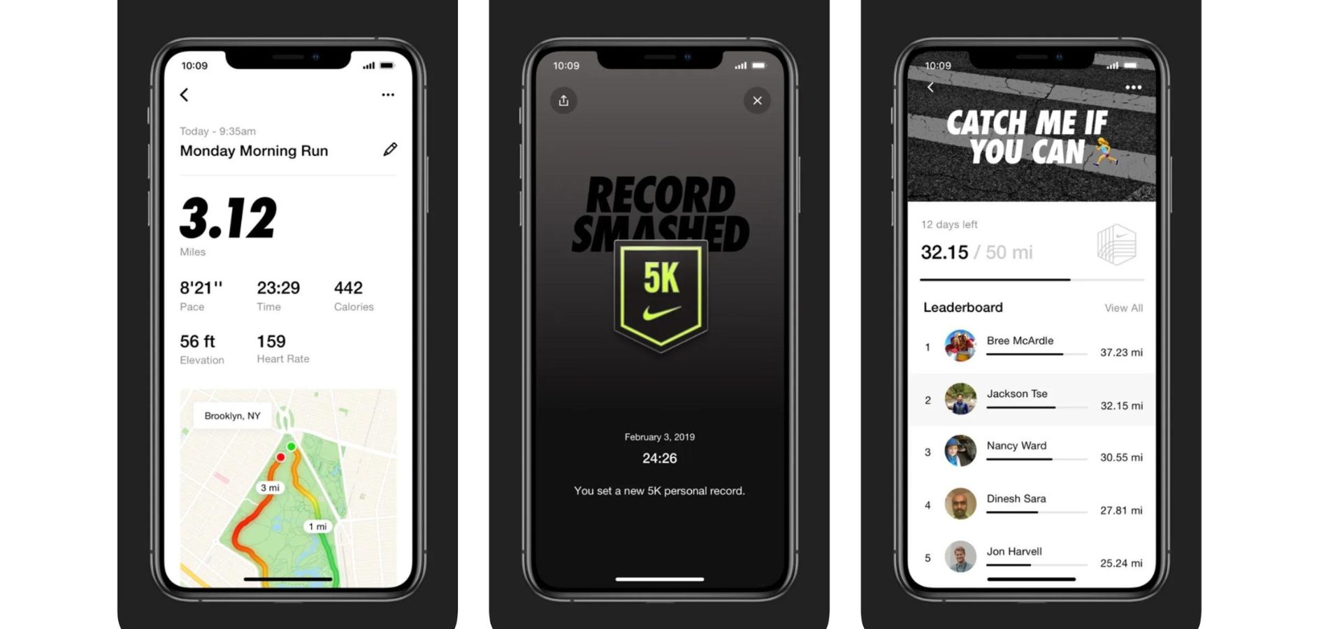 Nike Run Club - gamification example