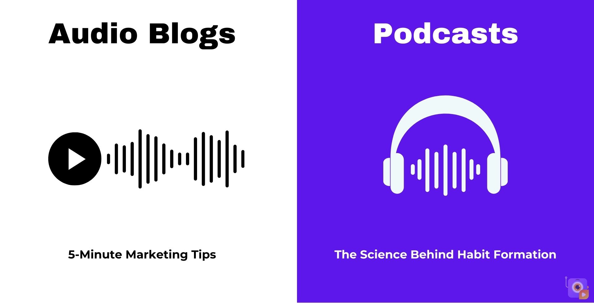 Audio Blogs vs Podcasts - Example