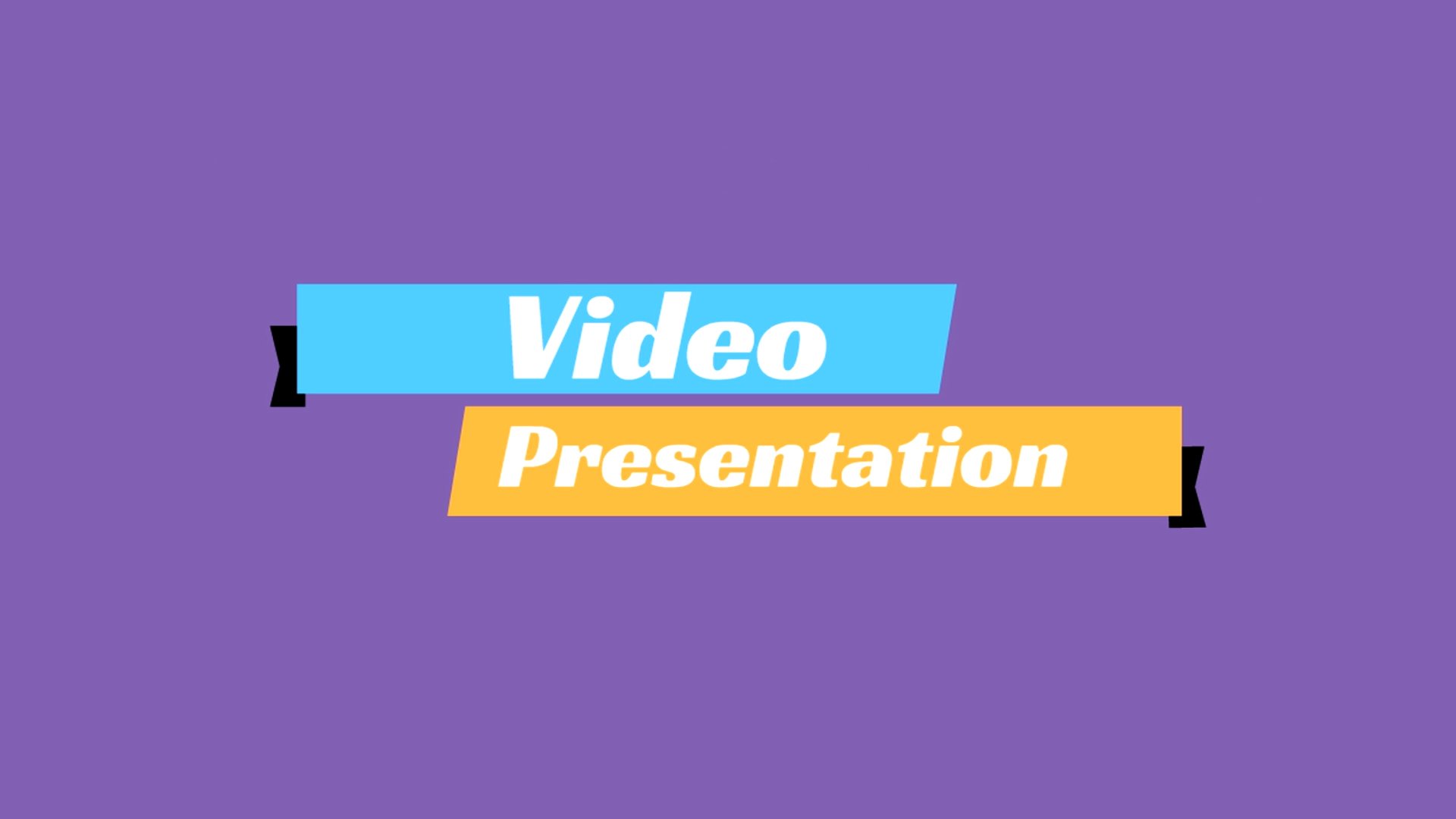 example of video clip presentation